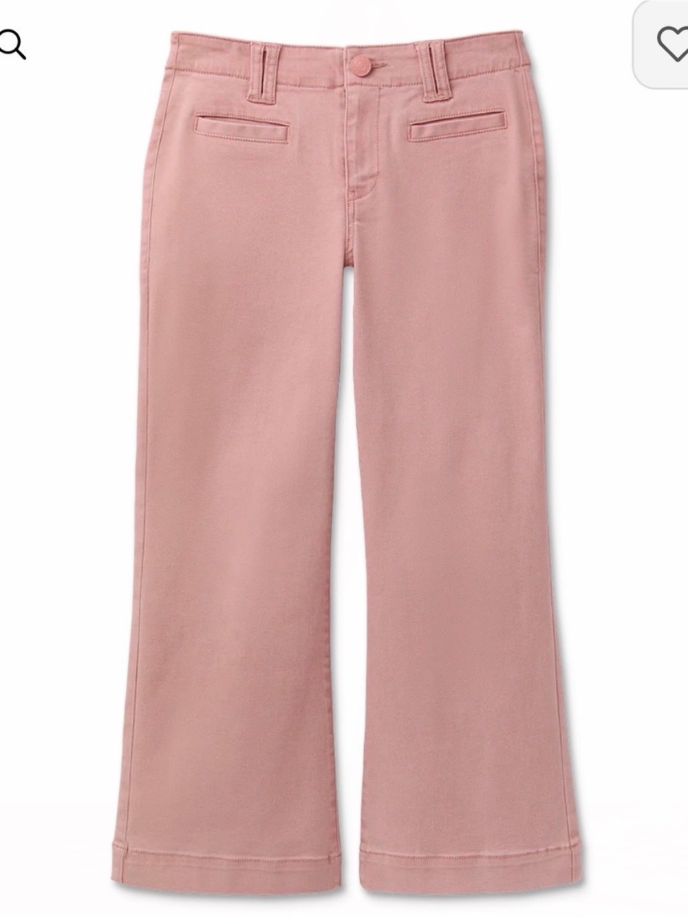 Cabi Paloma Dusty Rose Cropped Flare Pants